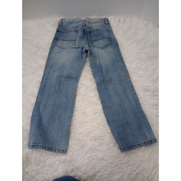Lot 2 Pair Boys Rustic/Cargo Wrangler  Adjustable Waist  Jeans Size 8 - Picture 6 of 9